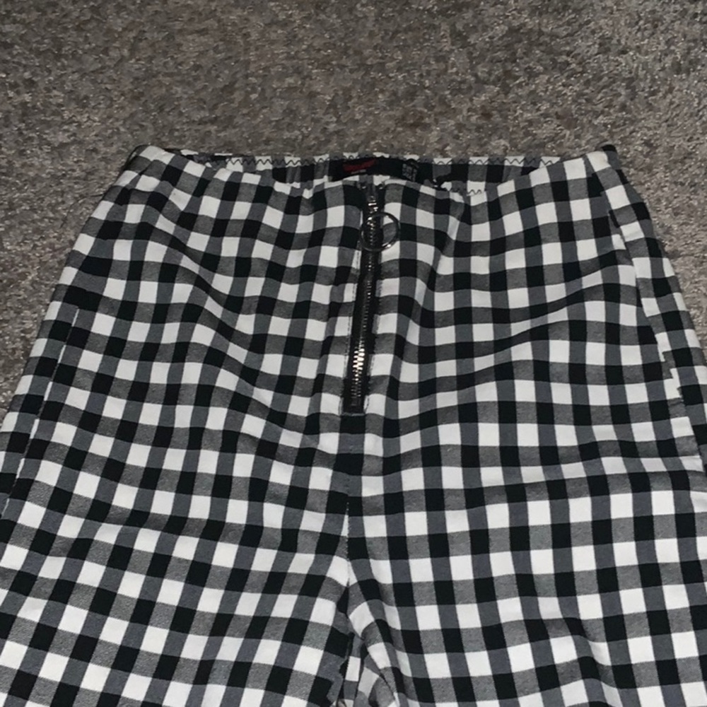 checkered pants